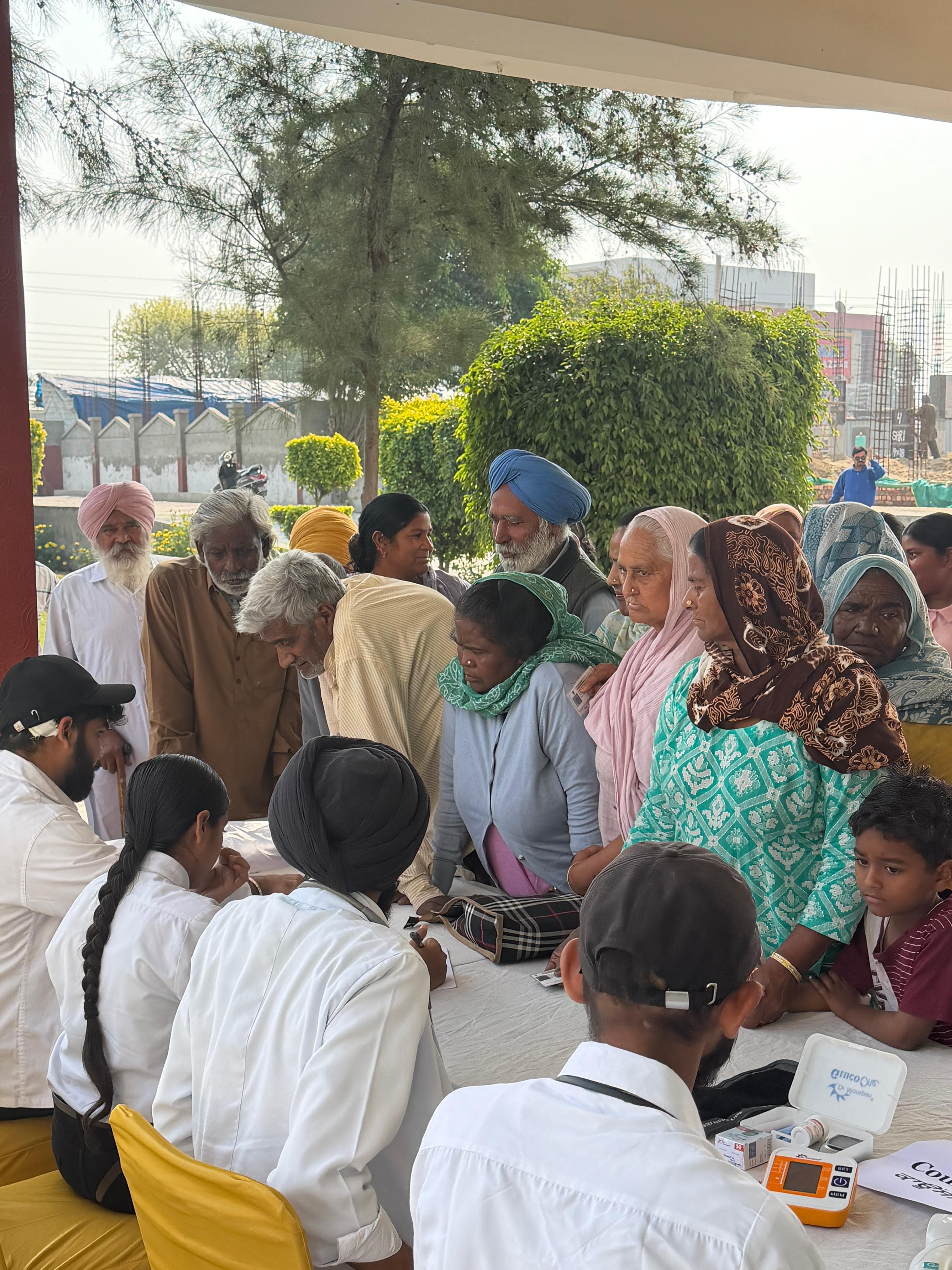 Community medical service camp